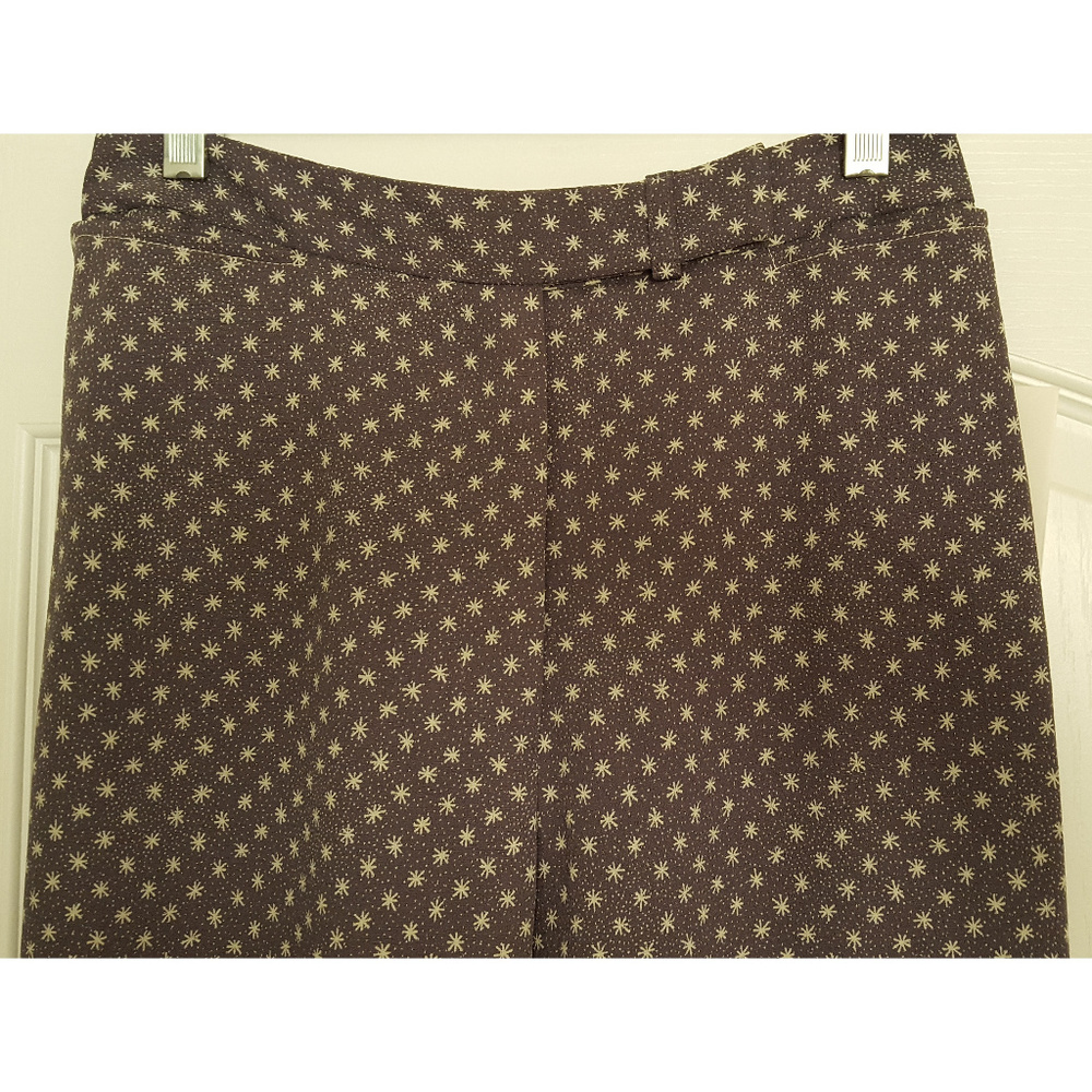 ISAAC MIZRAHI 90s Vintage IS**C Gray Star Pants S - Picture 2 of 5
